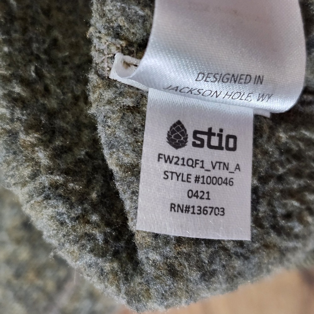 Stio Women's Sweetwater Fleece Jacket Size Small Heathered Olive - Picture 15 of 16